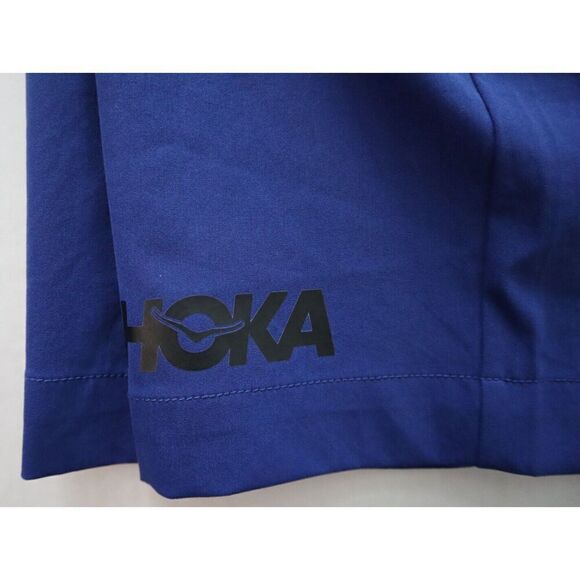 Hoka One One 1135026 Men's Sz XL Bellwether Blue Belted Sky Shorts - Picture 5 of 8